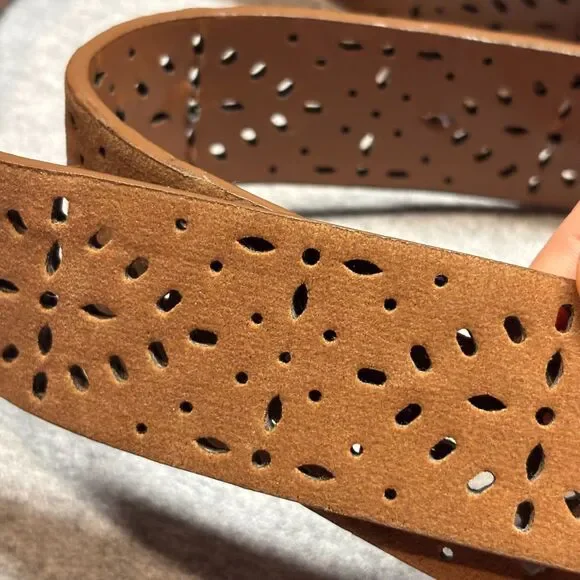 Boho Western Laser-Cut Belt - Picture 11 of 13